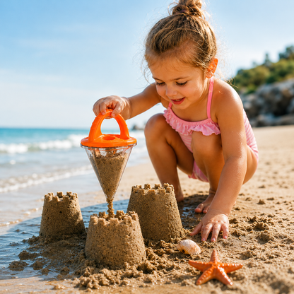 Sandtratt – Kreativ Strandlek
