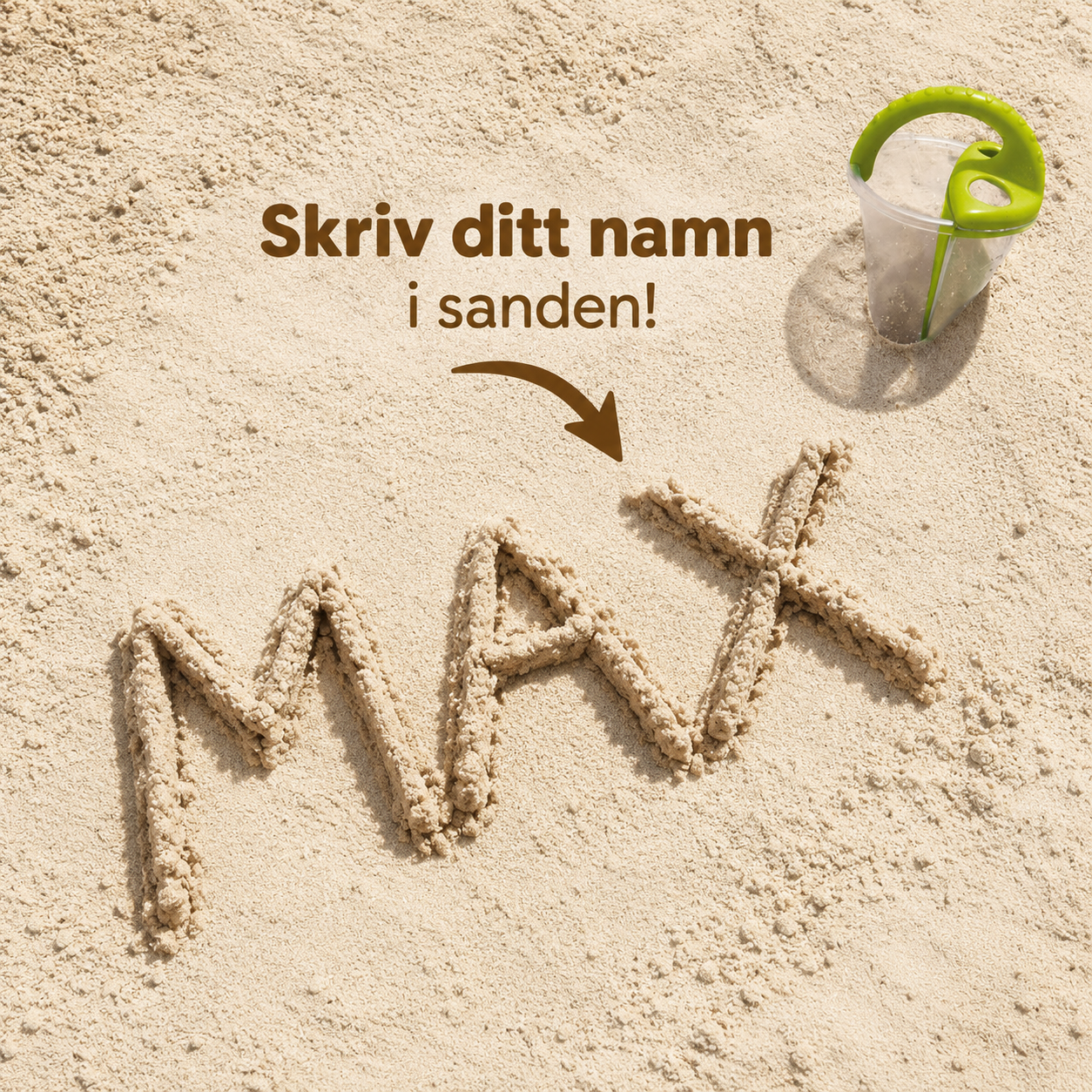 Sandtratt – Kreativ Strandlek