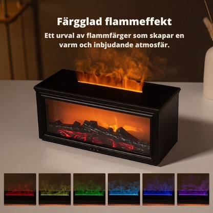 Luftfuktare med flam-effekt