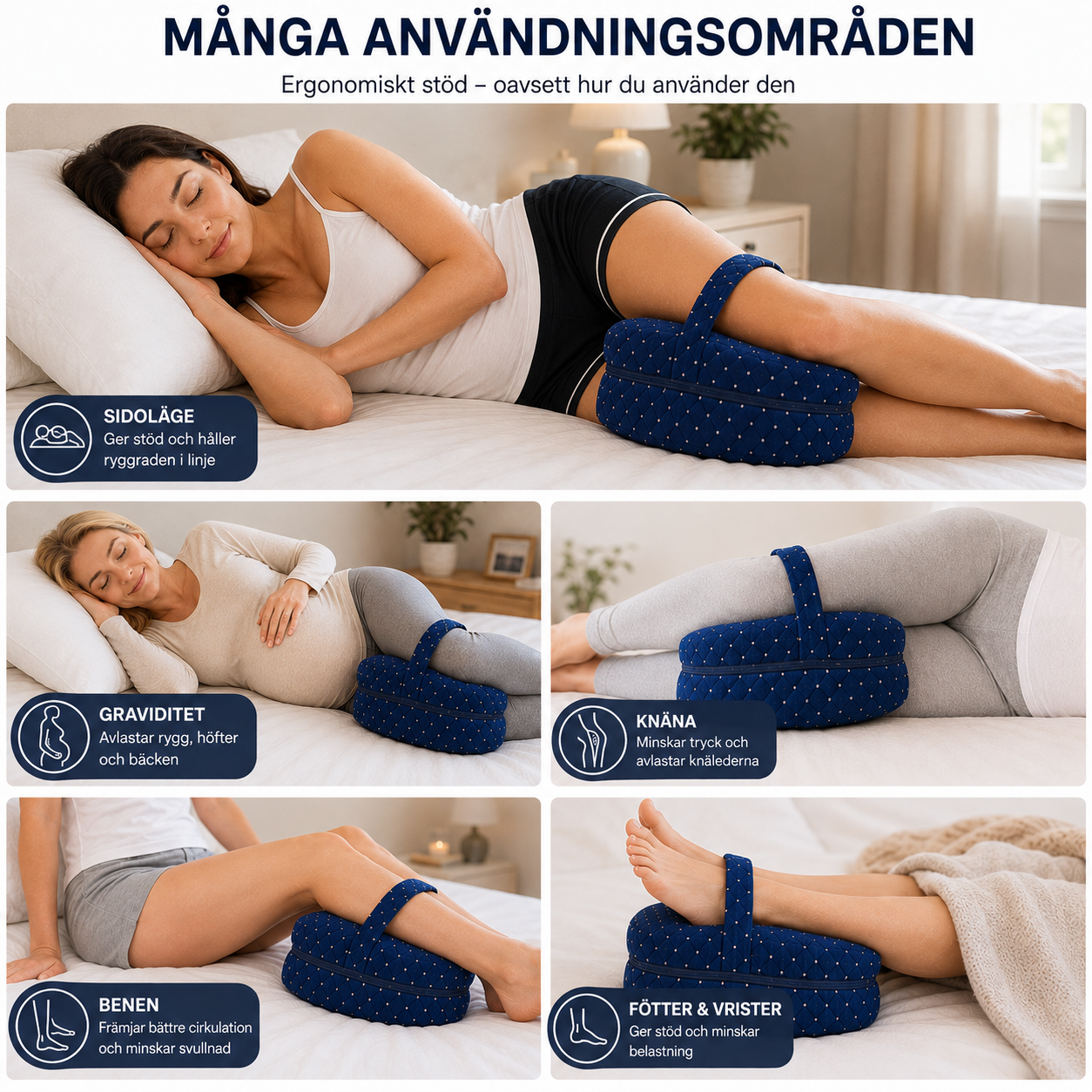 Ergonomisk Knäkudde