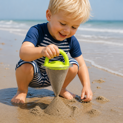 Sandtratt – Kreativ Strandlek