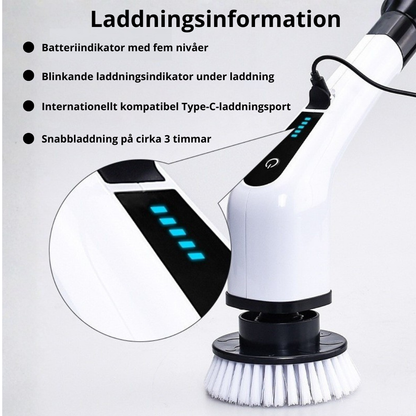 Elektrisk rengöringsborste