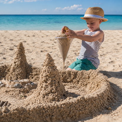 Sandtratt – Kreativ Strandlek