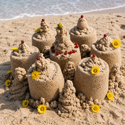 Sandtratt – Kreativ Strandlek